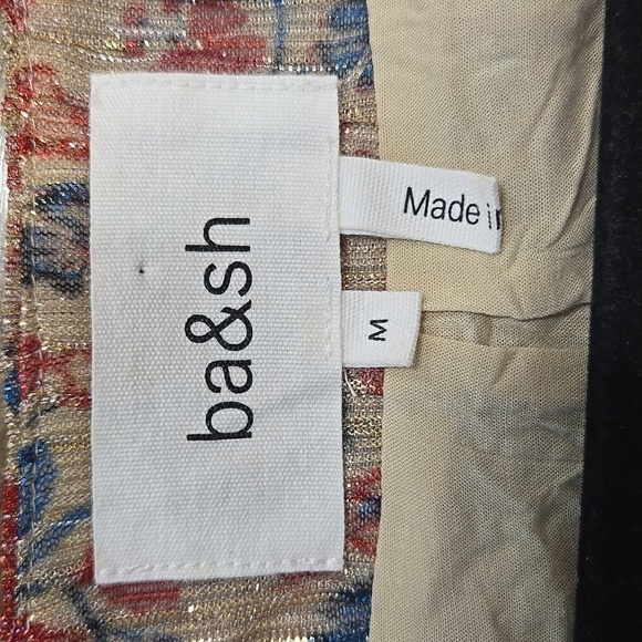 Ba&sh-NWT-Amelia Robe Wrap Red Rouge Dress-Size 2(please check measurements) - Picture 6 of 17